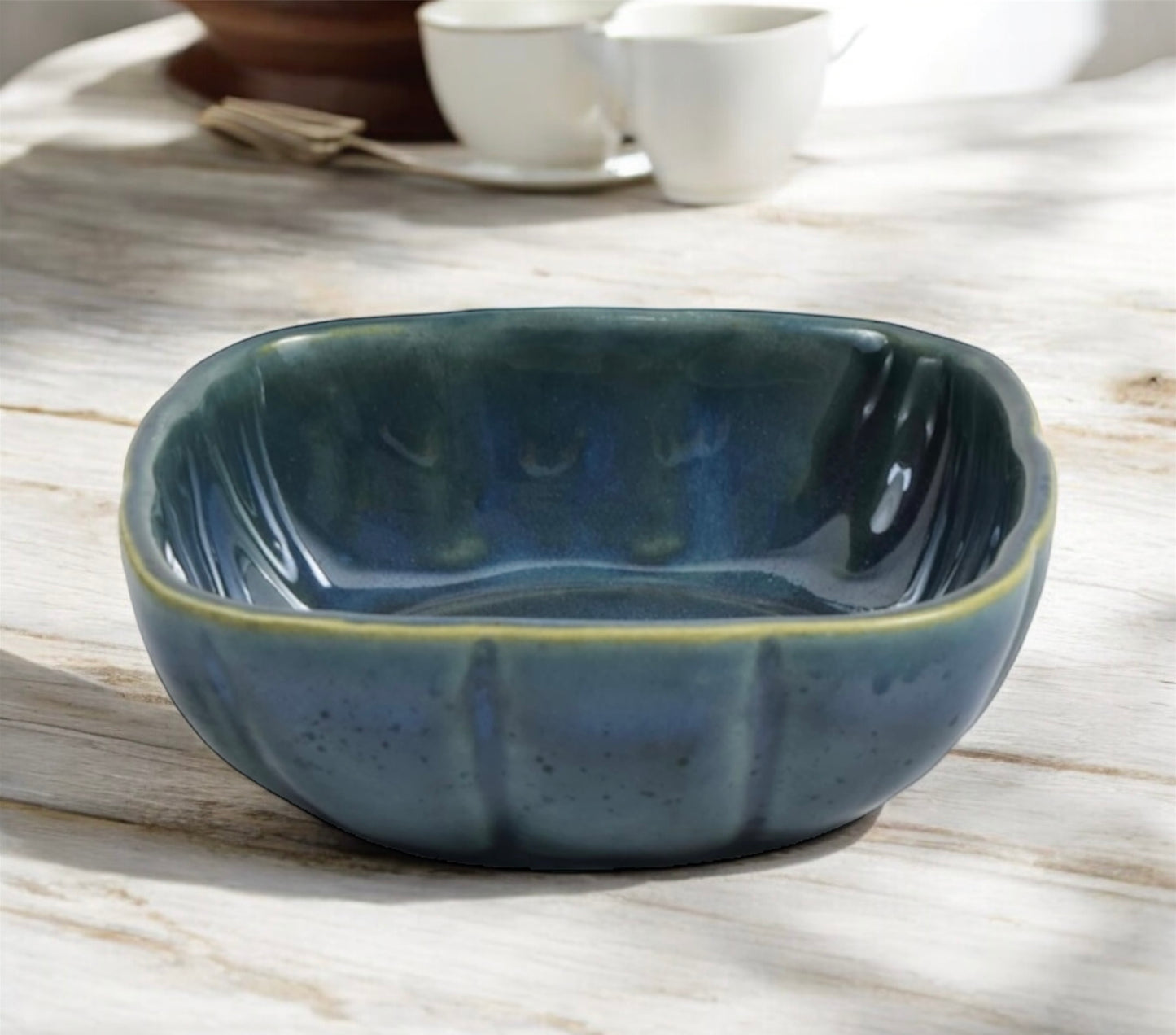 SOULCRAFTZ Ceramic Soup Bowl Set Kitchen & Dining Tableware Dinnerware & Serving Bowl Vegetable Bowl Dessert Bowl (Capacity : 200 Ml) Pack of 2