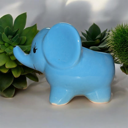 SOULCRAFTZ Jumbo Elephant Ceramic Pots for Indoor Plants, Planters, Flower, Pots, gamla, Outdoor, Balcony, Home, Garden, Office Decor, Succulent Pot