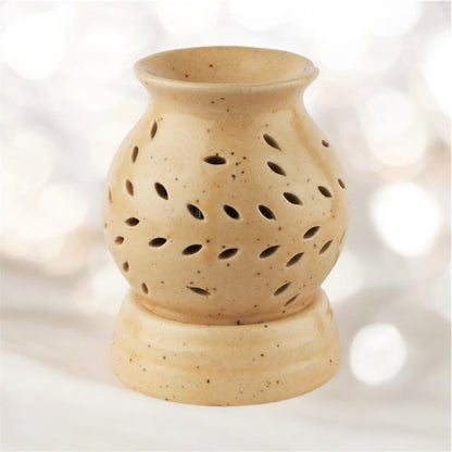 SOULCRAFTZ Handcrafted Ceramic Electric Matki Shaped Aroma Diffuser| Aroma Oil Burner for Aromatherapy| Home Decor and Fragrance with Aroma Oils(Lavender & Lemon Fragrance 20ml Each)